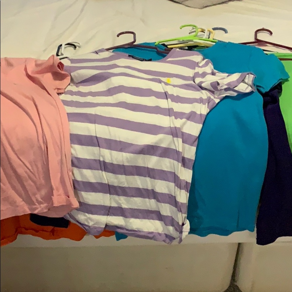 11 Polo short sleeve shirts